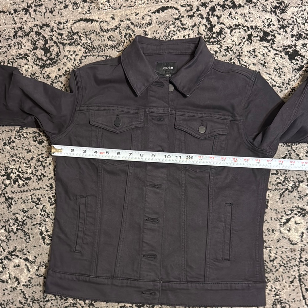 Washed black  Denim Jacket - Picture 6 of 10